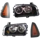 Driver and Passenger Side Headlight Set For 2006-2007 Dodge Charger