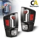 Fit 16-21 Toyota Tacoma Tail Lights Black Clear DRL LED Tube Brake Replacement