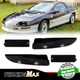 Black Bumper Lamps Fits 1993-2002 Chevy Camaro Turn Signal Lights Front+Rear