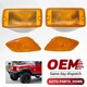 For 1997-2006 Jeep Wrangler TJ Amber Bumper Signal Fender Side Marker Light