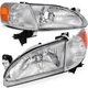 2pcs Headlight Assembly For Toyota Corolla 1.8L 1998-2000 TO2502121 81520-02040