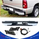 Complete Chrome Rear Bumper for 1999-2007 Chevy Silverado GMC Sierra 1500 2500