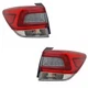 For Subaru Crosstrek 2020 2021 Tail Light Driver and Passenger Side | Pair | LED