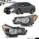 Headlight For 2012-2015 Subaru Impreza&2013-16 XV Crosstrek Halogen LH+RH Chrome