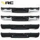 VRC Rear Steel Bumper Assembly For 2009-2014 Ford F150 F-150 Truck  Chrome Black