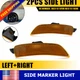 Amber Front Bumper Side Marker Light For 2016-2022 Mazda Miata MX-5 NA1J-51-5E0B