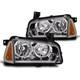 For 06-10 Dodge Charger Replacement Headlight Headlamp +Corner Lamp Chrome LH+RH