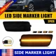 Smoked Front Bumper Side Marker Lights For 10-14 VW MK6 GTI 5K0-945-072 11 12 13