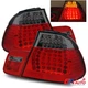 2002 2003 2004 2005 BMW E46 3 Series Sedan Red Smoke FULL LED Tail Lights Pair