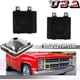 Pair Smoke Turn Signal Side Corner Marker Lamp Light For Chevy GMC Pickup Truck