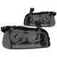 Fit 2006-2010 Dodge Charger Pair Smoked Houisng Headlight+Clear Turn Signal Lamp