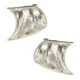 TYC Pair Set of Left & Right White LensTurn Signal Assemblys For BMW E46