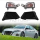 For 2019-2022 Nissan Altima Bumper Turn Signal Fog Light Cover Front Left+Right