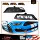 For 15-17 Ford Mustang Smoke Switchback Dynamic LED Front DRL Turn Signal Lights