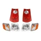 EXPLORER SPORT TRAC 01-05 TAIL LAMP RH AND LH 6-pc Kit with Headlight Corner Lig