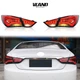 VLAND LED Tail Lights For 2011-2014 Hyundai Sonata VLAND SMOKED Lens Rear Lamps