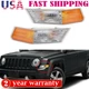 Parking Light Turn Signal Directional Lamp Front Pair Set For  07- 16 17 Jeep Pa
