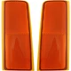 Pair Set of 2 Reflectors Front Driver & Passenger Side for Chevy Suburban GMC