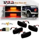 Smoke Lens Front/Rear 48-LED Fender Side Marker Lamps For 10-18 RAM Double Wheel