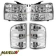 4PCS Clear Headlights+Tail lights For 2007-2013 Chevy Silverado 1500 2500 3500HD 4PCS Clear Headlights+Tail lights For 2007-2013 Chevy Silverado 1500 2500 3500HD