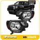 Headlights Assembly For 2012-2015 Toyota Tacoma 2.7L 4.0L Black Amber Left Right