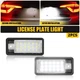 AUXITO Fit A4 Audi A3 A8 RS4 RS6 Q7 LED License Plate White Stop Light Assembly