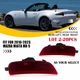 2-20X Rear Bumper Side Marker Lights Red Len For 2016-2022 2023 Mazda Miata MX-5