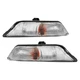 Parking Turn Signal Lights Side Marker Lamps W/Bulbs For Ford Mustang 2015-2017