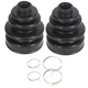 Pair CV Axle Outer Inner Boot Kits Front For 1988 1989 - 2000 Honda FourTrax 300