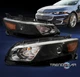 FOR 2016 2017 2018 CHEVY MALIBU HALOGEN PROJECTOR HEADLIGHT HEADLAMP LAMP BLACK
