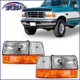 Pair Headlights Left&Right without bulbs For 1992-1996 Ford F-150