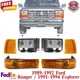 Headlights Assembly + Corner & Signal Lights For 1989-1994 Ford Ranger /Explorer