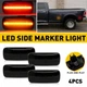 4x For 10-18 Dodge RAM 2500HD 3500HD Truck LED Dually Fender Side Marker Lights
