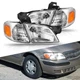 Fit 1997-05 Chevy Venture Pontiac Montana HeadLight+Corner Signal Lamps 97-05 A