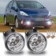 Pair LED Fog Lights Bumper Driving Lamps For TOYOTA PRIUS V 2012-2014