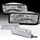 Fit 85-92 Chevy Camaro Firebird 4PC Bumper Signal Lights+Side Marker Lamps Clear