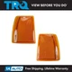 TRQ Reflector Set Driver & Passenger Side Outer Fits Ford FO2550107 FO2551105