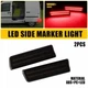 For 2010-2013 Ford Transit Connect Red LED Side Marker Lights Rear LH RH 2PC