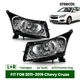 For 2011-2015 Chevy Cruze Halogen Headlight Headlamp with Bulb Chrome Left+Right For 2011-2015 Chevy Cruze Halogen Headlight Headlamp with Bulb Chrome Left+Right