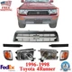 Grille Painted Gray + Fillers + Headlights + Corner Lights For 1996-1998 4Runner