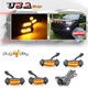 4X Raptor Style Amber Lens Grille LED Lights For Toyota Tacoma TRD Pro 2016-2019