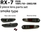 Smoke Lens Rear Side Marker Reverse back Light Lamp JDM Mod for Mazda RX-7 FD3S