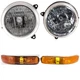 Headlight Set Halogen For 2002-2003 Jeep Liberty Limited Renegade Sport