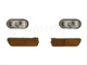 New Front Bumper Side Marker Light + Fender Repeater Light 4Pc For 99-01 Jetta