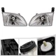 Headlight Assembly Headlamps Pair Set for 2001-03 Toyota Sienna LH & Right New