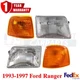 Headlight Headlamp and Corner Parking Light Kit For 1993-97 Ford Ranger LH & RH