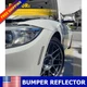 For 12-15 BMW F30 3-Series Base CLEAR Side Bumper Marker Reflector Lights Lamp