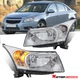 Left & Right Chrome Headlights Front lamps for 2011-2015 Chevy Cruze Sedan New