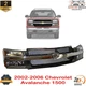 Front Grille & Headlights Assembly Set 5p For 2002-2006 Chevrolet Avalanche 1500