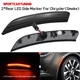 For 2015 2016 2017 Chrysler 200 LED Front Amber Side Marker Lamps Lights Smoked
